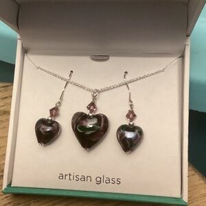 NEW Artisan Jewelry Set NECKLACE and EARRINGS 🧑‍🎨